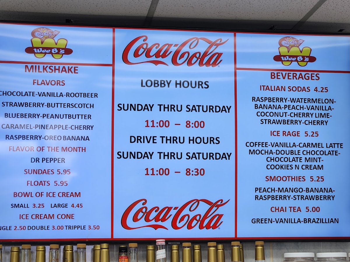 Wee B's Menu - Image 5